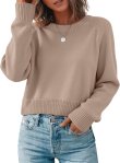 Zeagoo Sweaters for Women Cropped Crewneck Basic 2026 Trendy Fall Tops
Cropped Sweater, Winter Clothing, Long Sleeve Dressy Top, Business Casual Outfit, Pullover Sweater, Early Fall Fashion