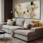 Color Bubble Wall Art Posters Geometric Canvas Painting 24"x48" Abstract Wall Decorations Pictures for Kitchen Art for Bedroom